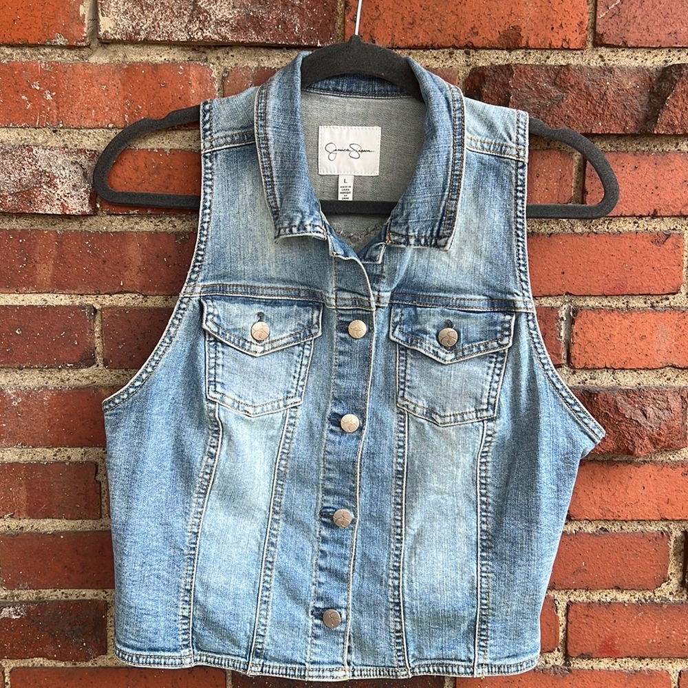 Jessica Simpson Denim Vest